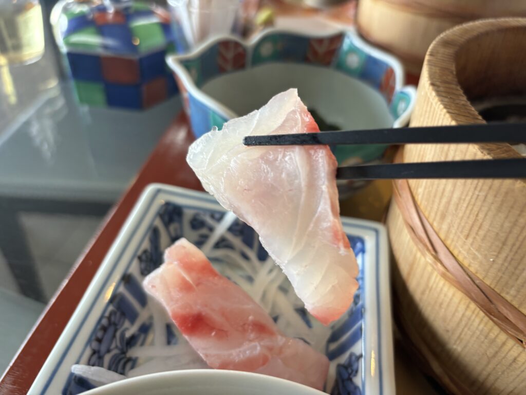 鯛の刺身