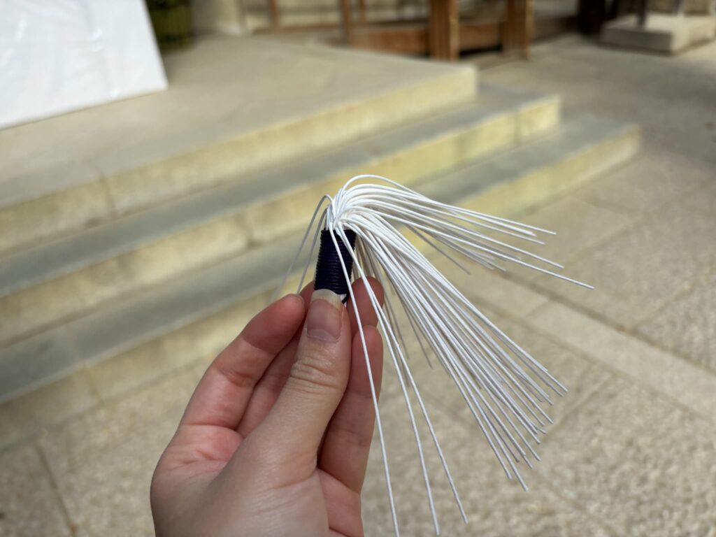 石切神社のお百度参りの終わり