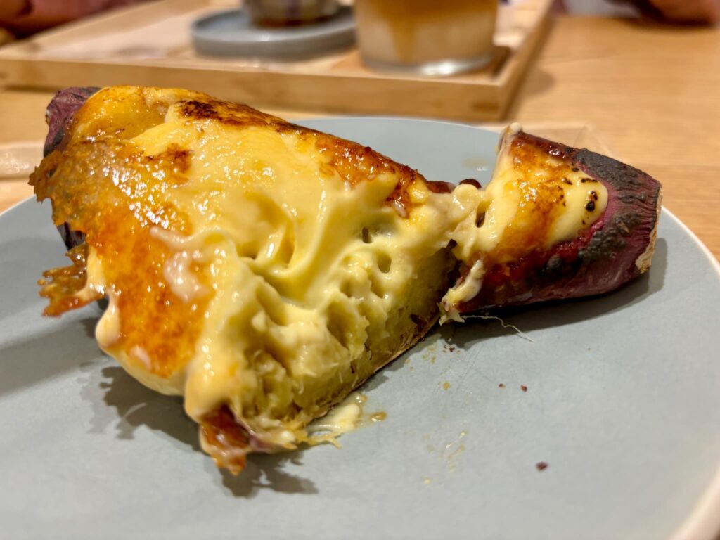 焼き芋ブリュレの断面