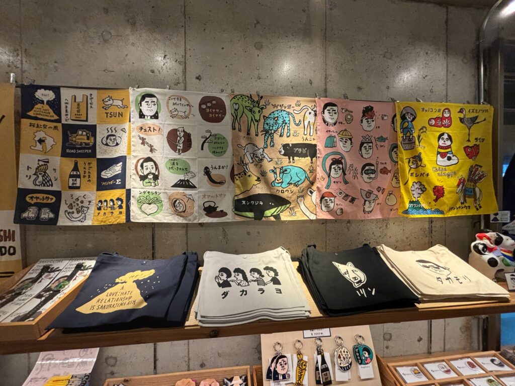 トートバックとハンカチ