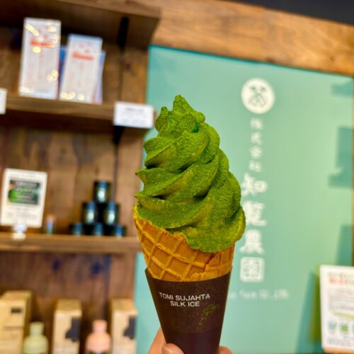 知覧農園の知覧抹茶ソフトクリーム