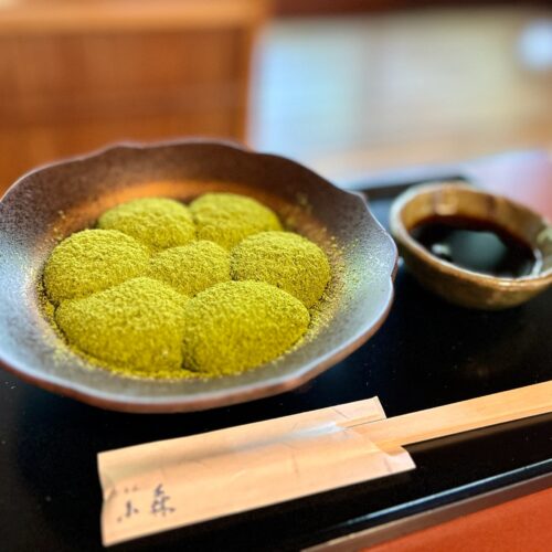 ぎをん小森の抹茶わらびもち