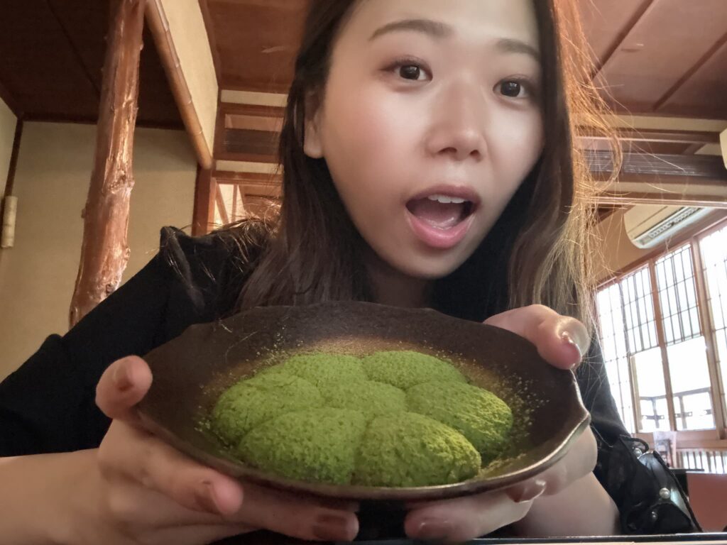 ぎをん小森の抹茶わらびもちとますお