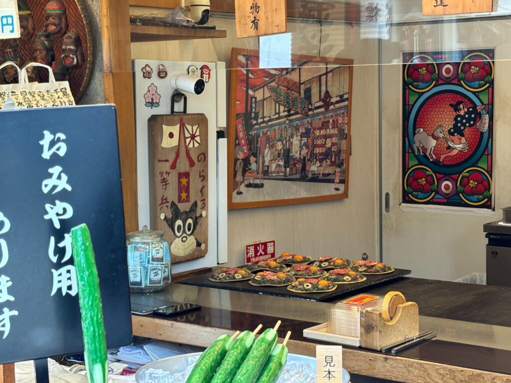 一銭洋食が作られている様子