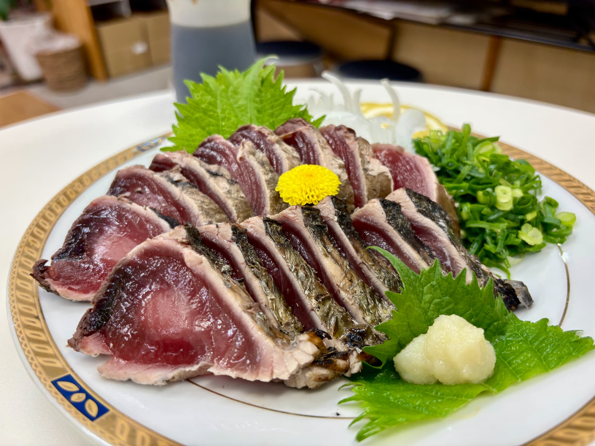 かつおわら焼きタタキ体験